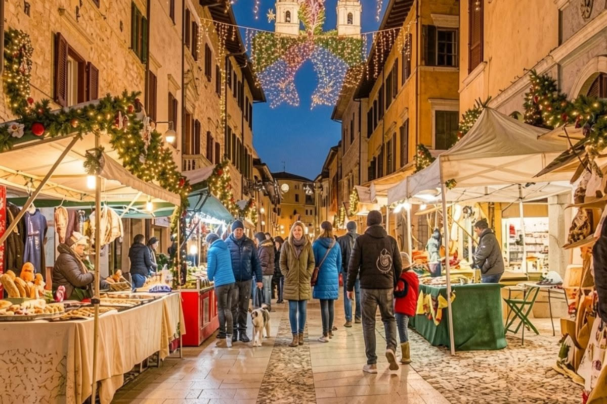 Famiglia seduta in salotto con un cane di media taglia che gioca con i bambini; sullo sfondo finestra luminosa e spazio ampio