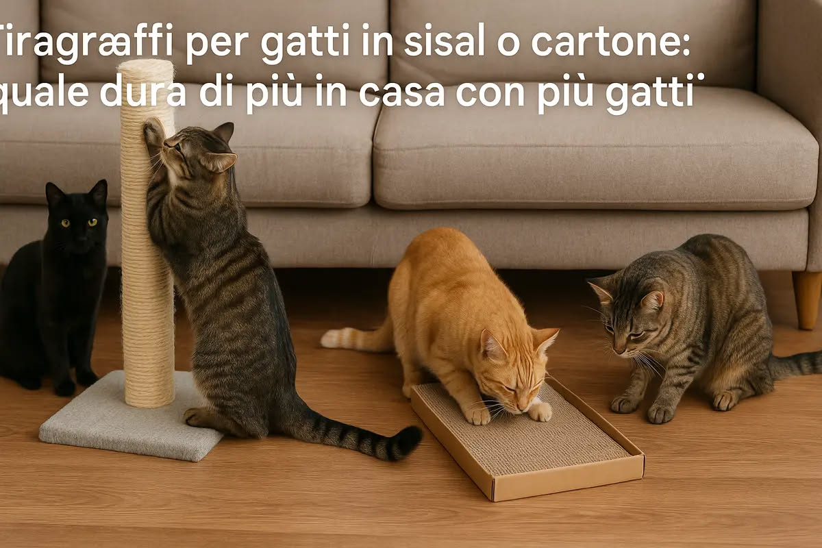 Collage di quattro cani con tipi di pelo diversi: uno con mantello corto e lucido, uno con pelo lungo e fluente, uno con mantello ondulato, uno con pelo riccio.